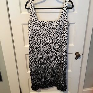 Calvin Klein Black/White Sundress Size 14